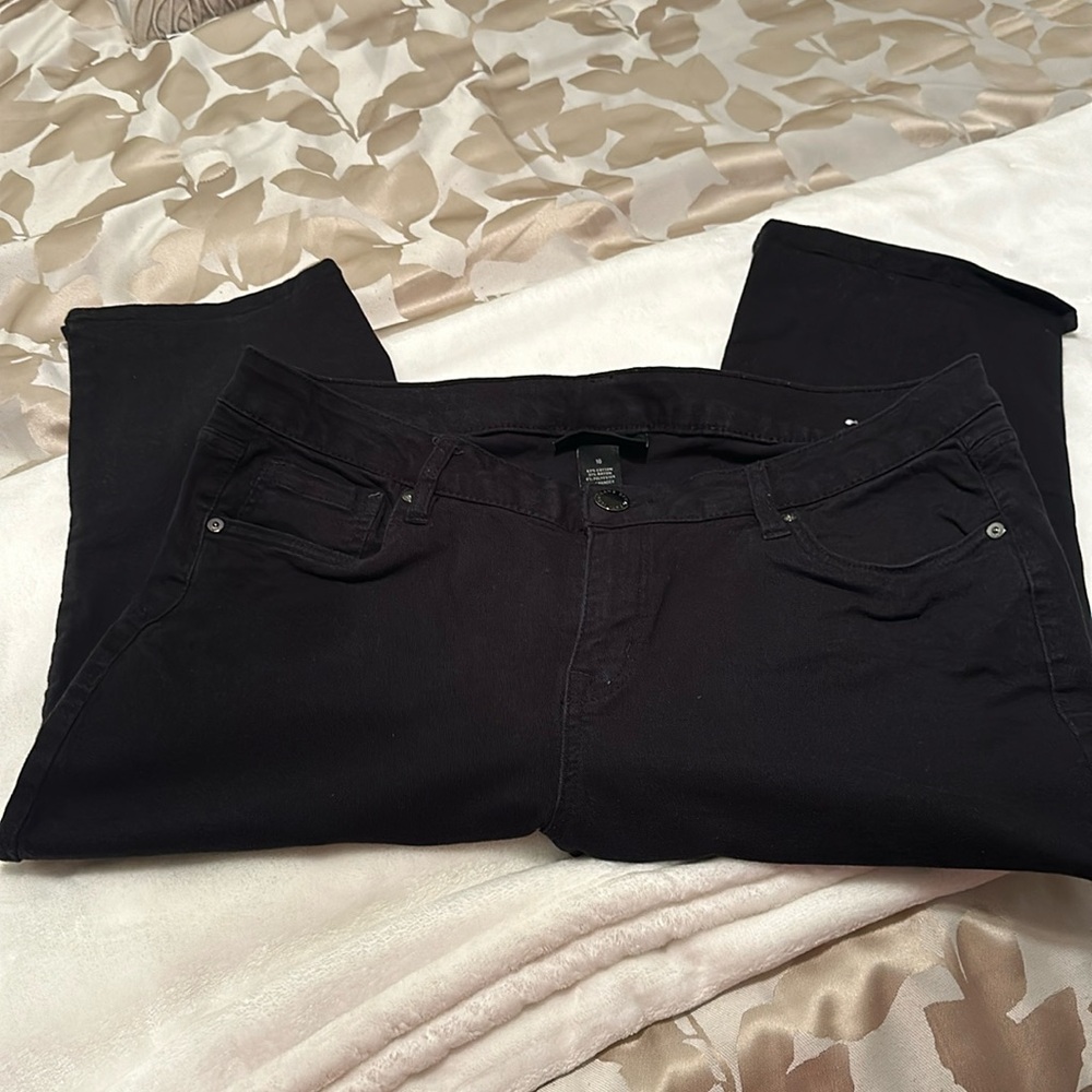 Lane Bryant denim crops
